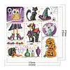 11CT Halloween - Stamped Cross Stitch 41*41cm/16.14*16.14in(Brand)