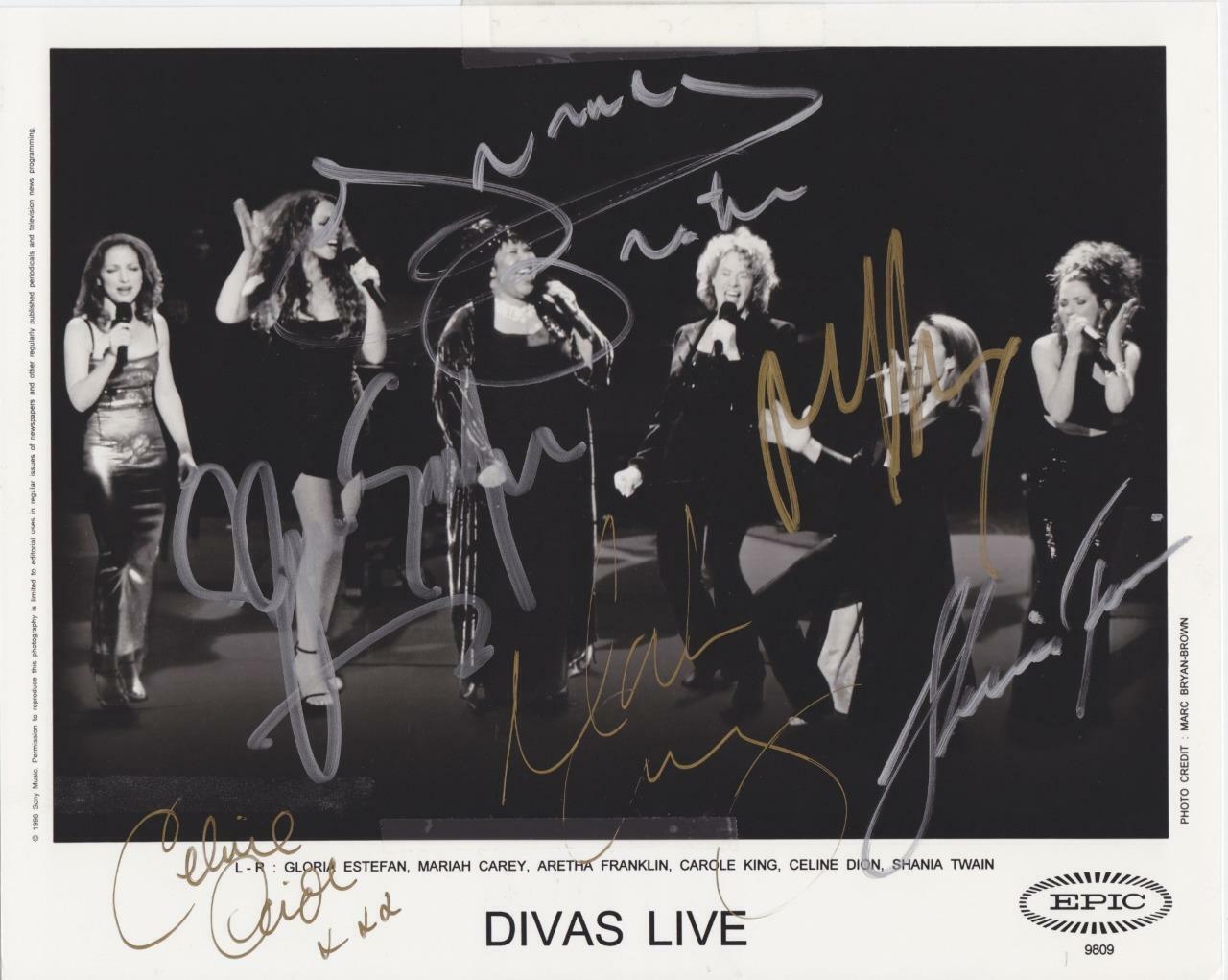 Divas Live X6 SIGNED AUTOGARPHED 10 X 8