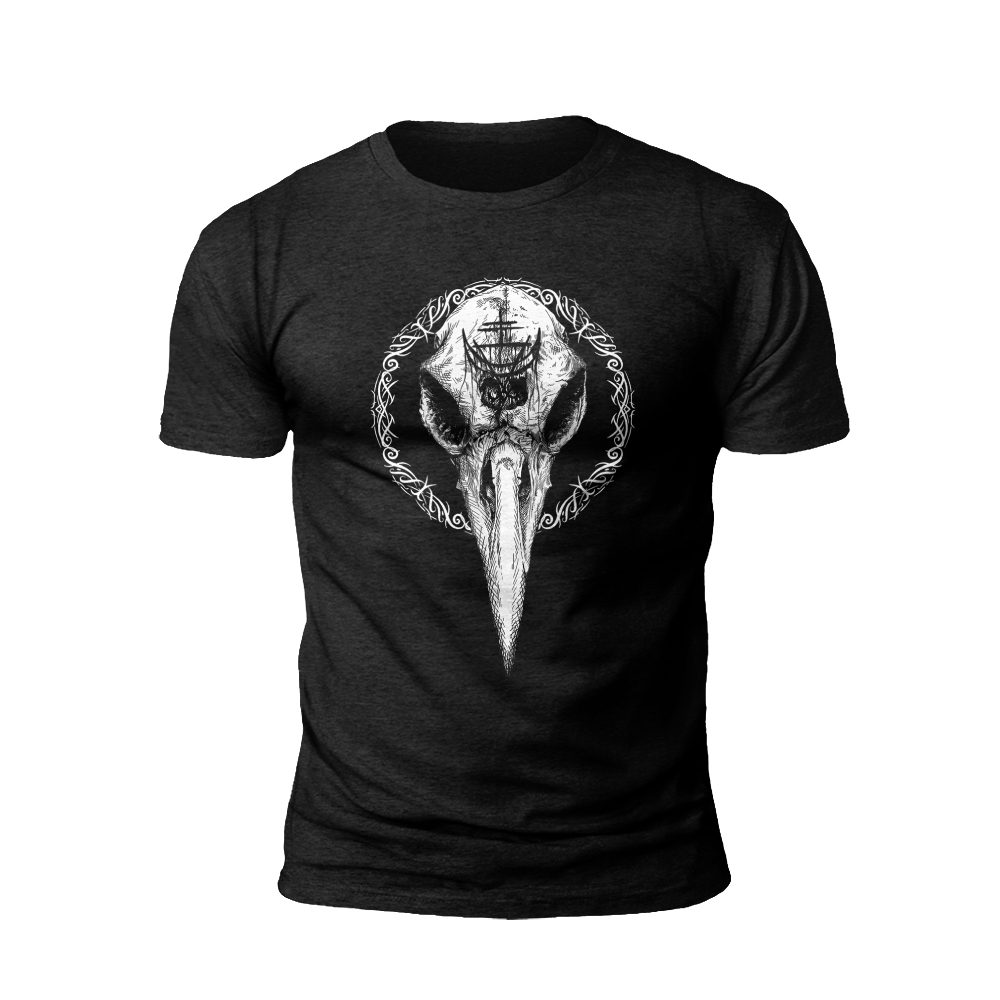 Viking Skull with Horns T-Shirt