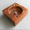 Wood Ashtray with 316L Stainless Steel Poker Spike