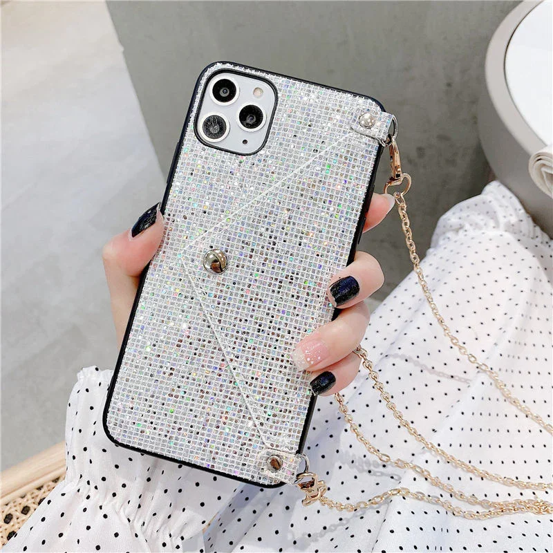 For iPhone 13/14 Luxury Flash Wallet Phone Case