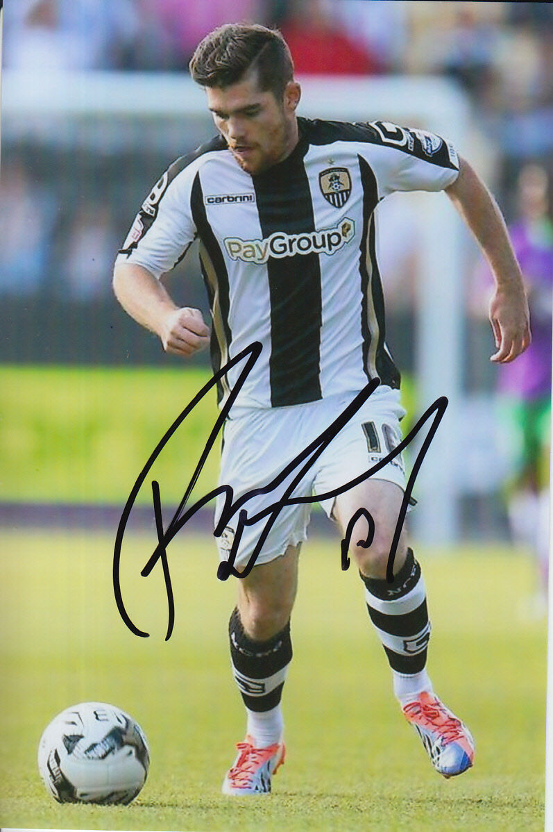 NOTTS COUNTY HAND SIGNED RONAN MURRAY 6X4 Photo Poster painting 8.