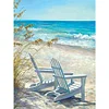 Diamond Painting-DIY Full Round Drill Beach Lounge Chair