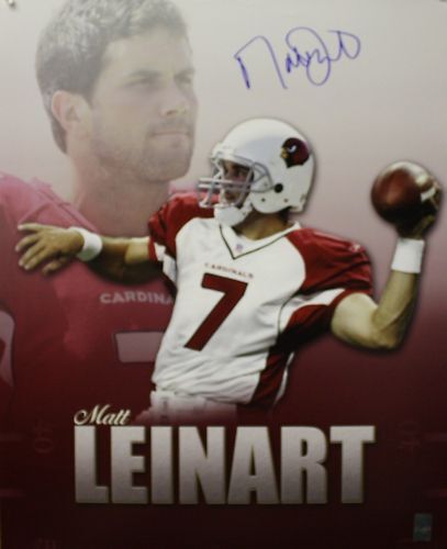 Matt Leinart Autographed 16x20 Cardinals Named Photo Poster painting- Leinart Hologram