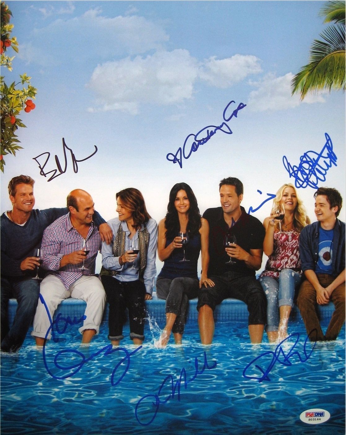 Cougartown Cast Signed Authentic 11x14 Photo Poster painting 7 Signatures (PSA/DNA) #S03164