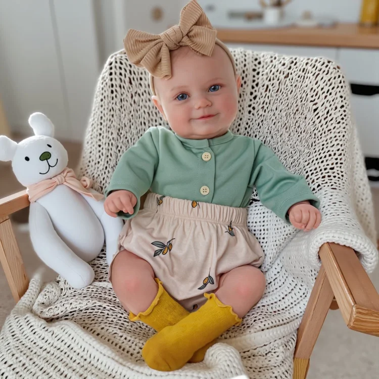 Rsgdolls Lifelike Reborn Baby Doll, Full Silicone Vinyl Body, Realistic Newborn Girl, 20 inch：Realistic Reborn Baby Dolls By Rsgdolls®