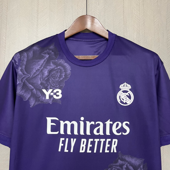 24/25 Football Shirt Real Madrid Y3 Purple Thai quality