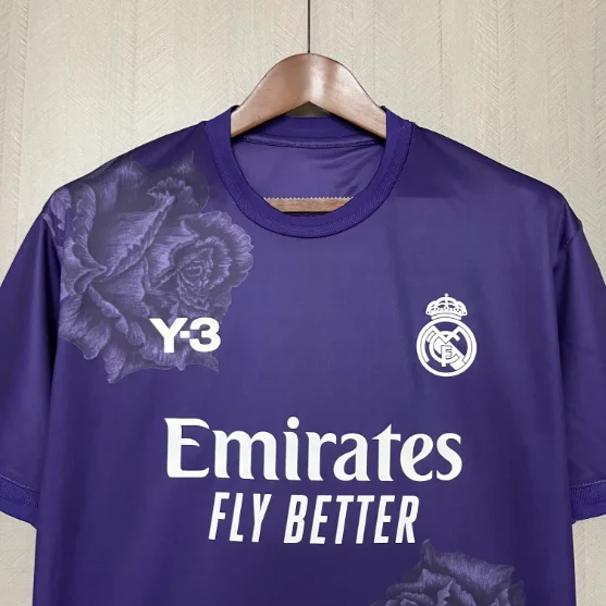 24/25 Football Shirt Real Madrid Y3 Purple Thai quality