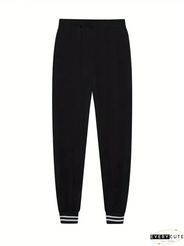 Stylish Women's Matching Set with Button-Up Bomber Jacket and Drawstring Pants