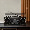 Retro tape recorder vintage 80s radio cassette player small multi-function player