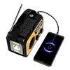 16000mAh AM/FM/WB NOAA Emergency Weather Radio Hand Crank/Solar/Type-C Charging