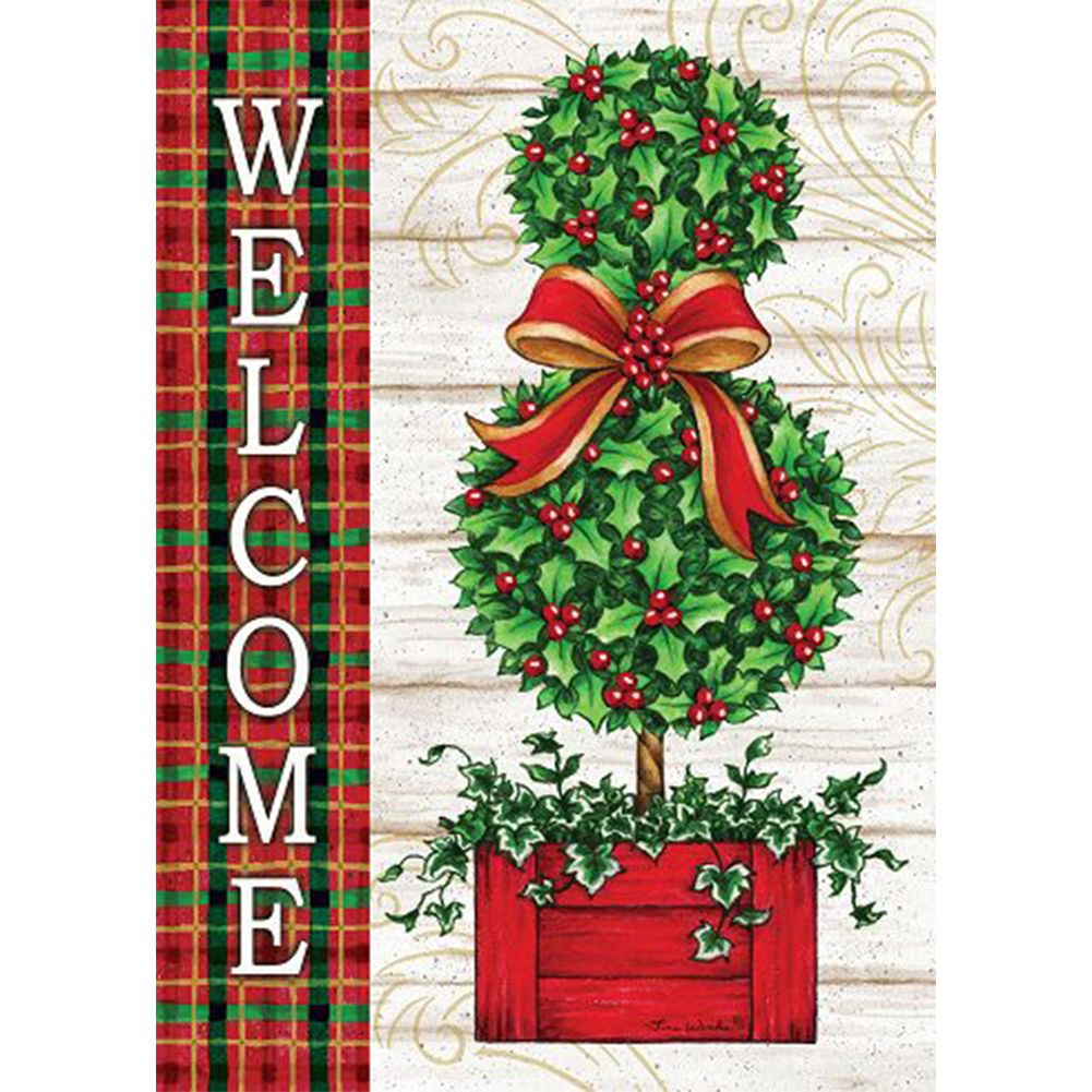 

Christmas Tree - Round Drill Diamond Painting - 30*40CM, 501 Original