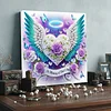 Framed Diamond Painting - Special Shaped - Rose Wing (25x25cm)
