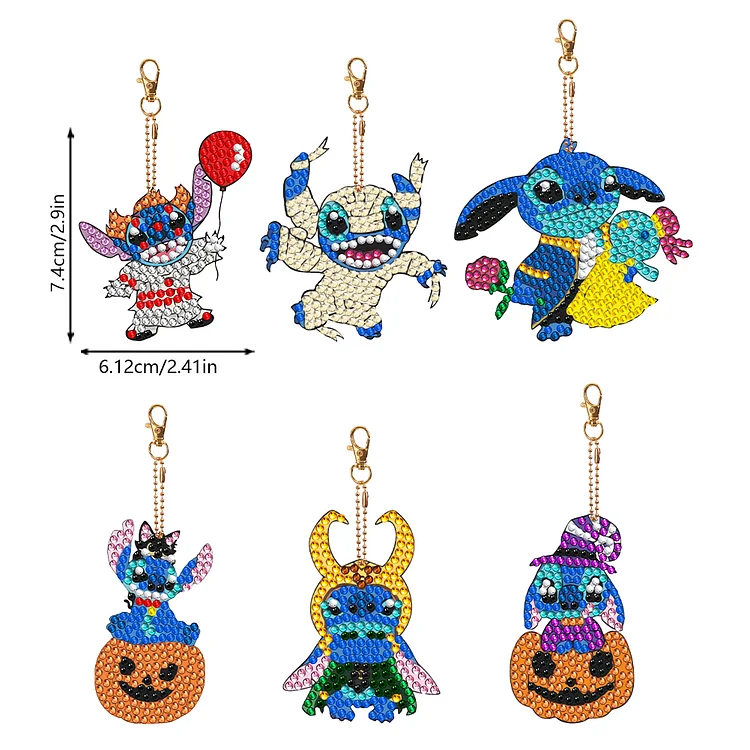 Pokemon Halloween 2 Double-side Acyrlic Keycharms 