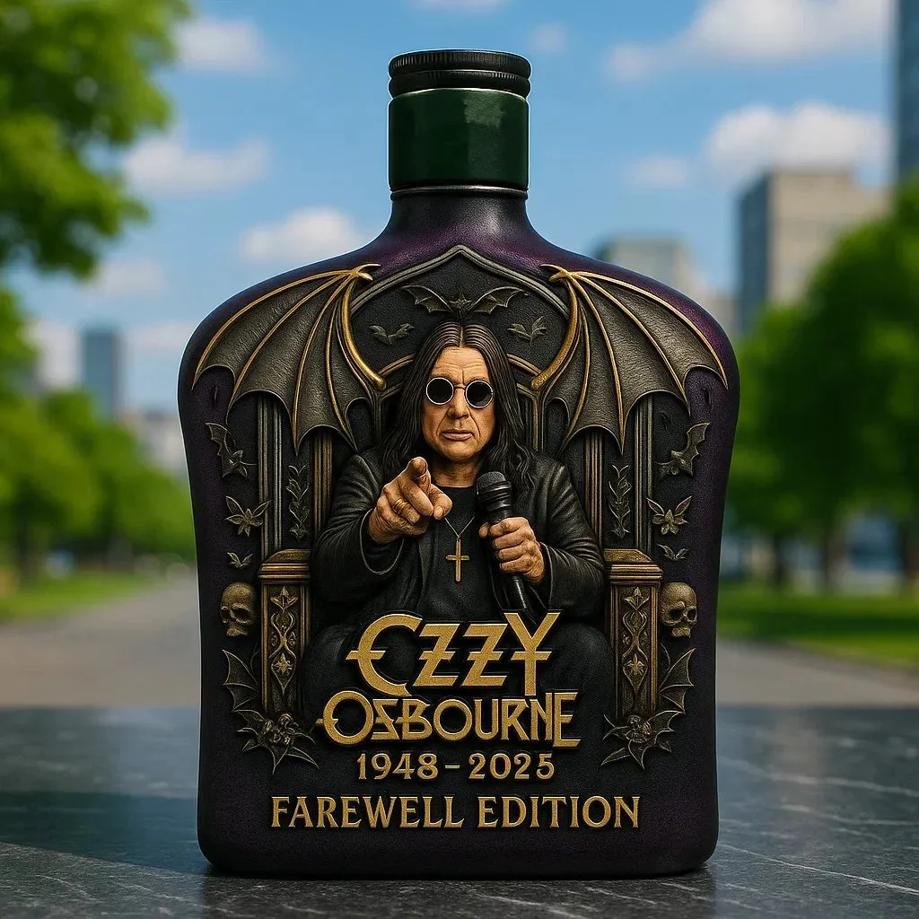 Ozzy Osbourne Limited Edition Whiskey Bottle