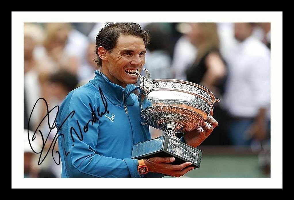 Rafa Nadal - 11th French Open 2018 Autograph Signed & Framed Photo Poster painting