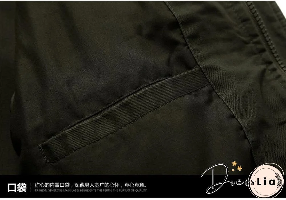 Cotton Military Jacket Men coat Soldier MA1 Style Army Jackets Male Brand Mens Bomber Jackets Plus Size M-6XL