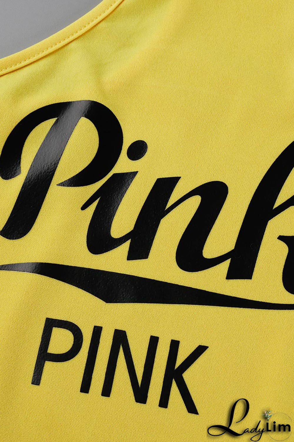 White Fashion Print Patchwork O Neck Sleeveless Two Pieces