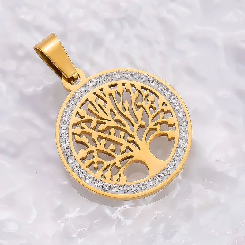 1 Piece 304 Stainless Steel Devil’s Eye Conch Heart Shape Jewelry Accessories Pendant