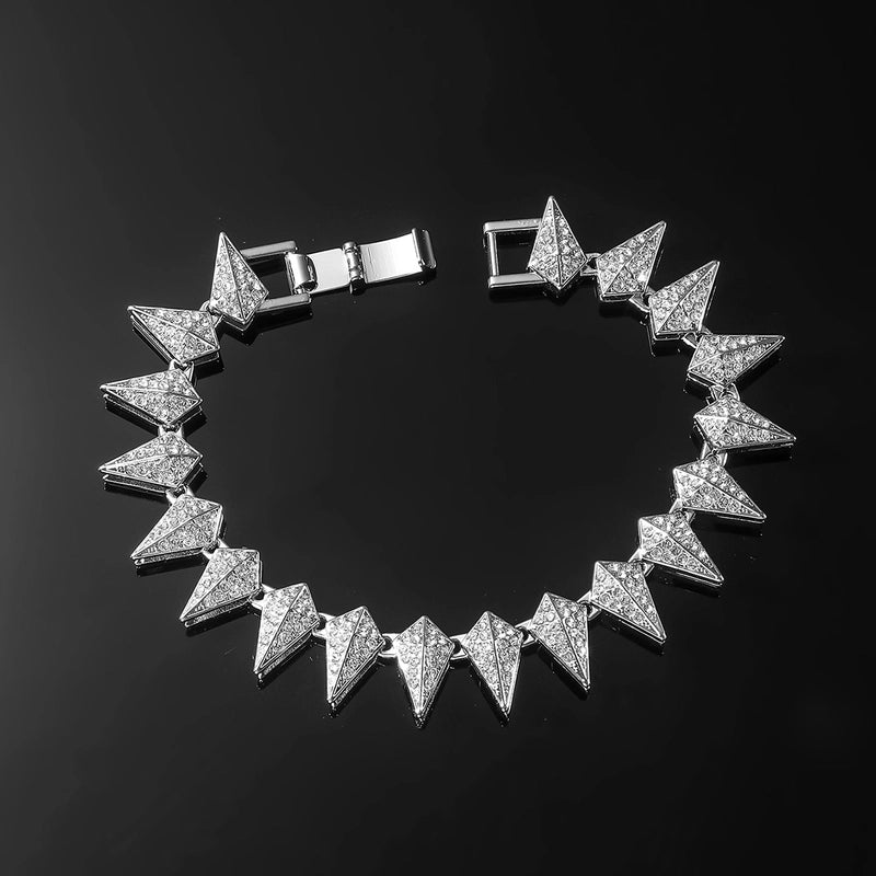 Hip-hop Geometric Alloy Men's Bracelets