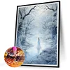 uk.everydayedeals Diamond Painting - Full Round - Winter Snow Angel