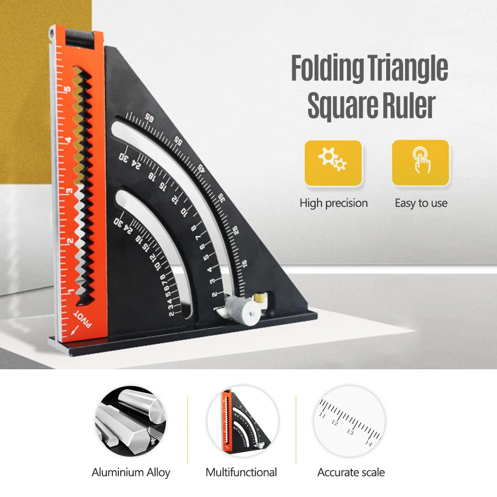 Folding Triangle Square Ruler