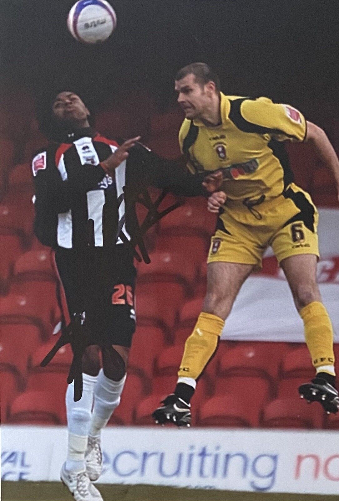 Jean-Louis Akpa Akpro Genuine Hand Signed Grimsby Town 6X4 Photo Poster painting 2