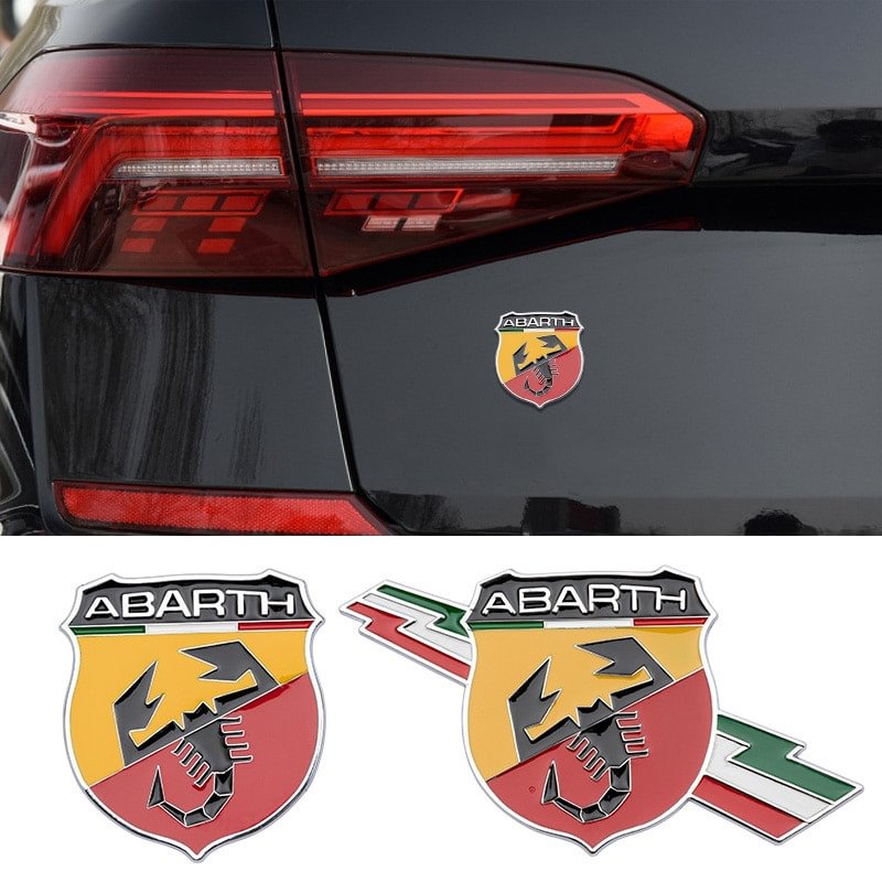 3D Scorpion Emblem Badge Sticker for ABARTH Fiat 500 695 Punto voiturehub dxncar