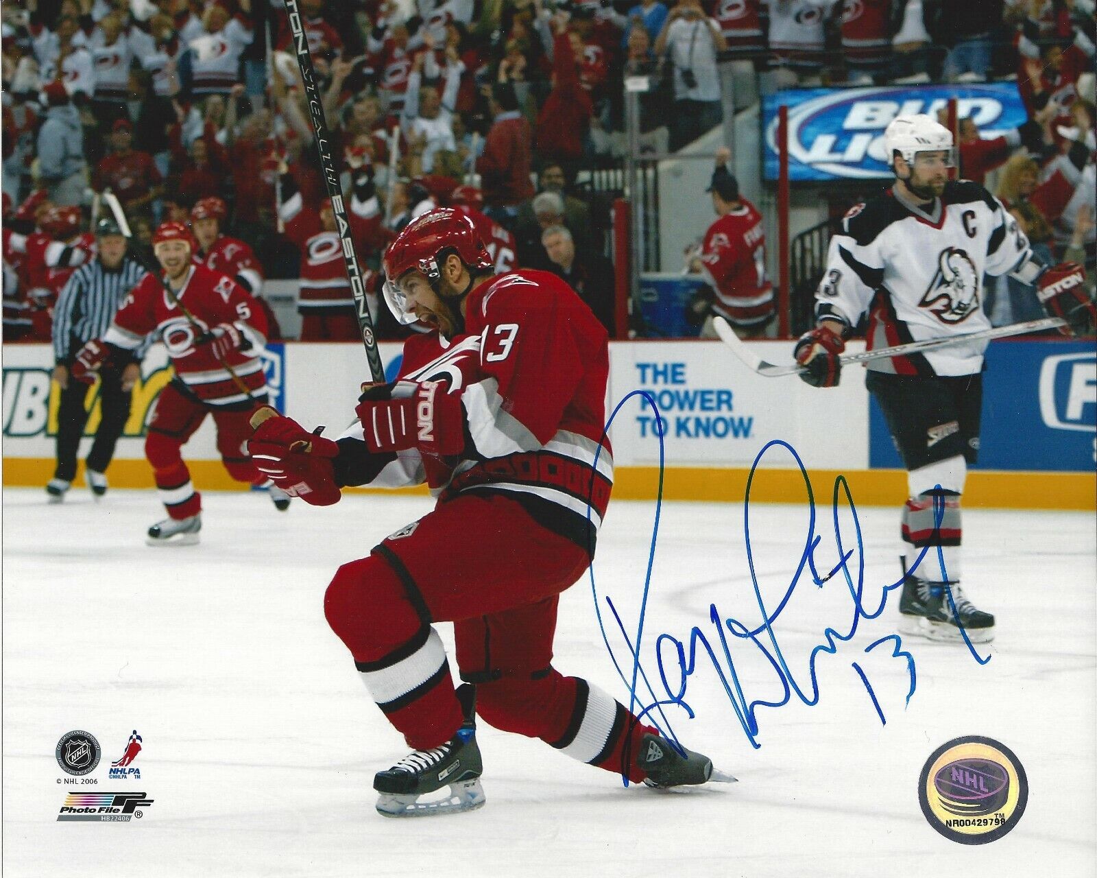 Ray Whitney Autographed 8x10 Carolina HurricanesA992