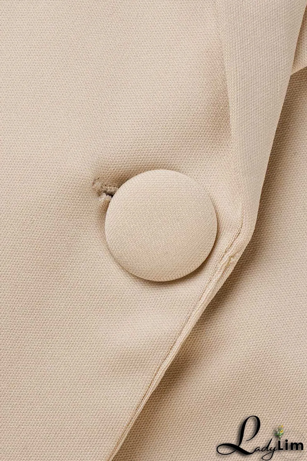 Coffee Casual Solid Patchwork Buttons Turn-back Collar Long Sleeve Two Pieces