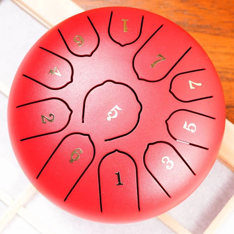 Ethereal Drum Number Solid Color Carbon Steel Toys