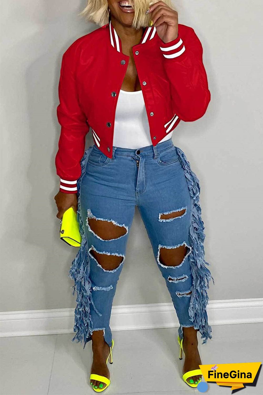 Black Casual Solid Patchwork Conventional Collar Outerwear