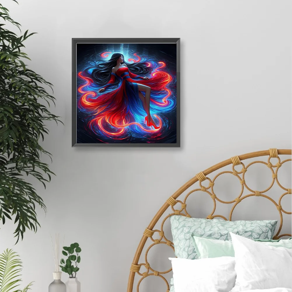 Diamond Painting - Full Round Drill - Hua Mulan(Canvas|40*40cm)