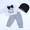 Black and white 3-piece baby suit for 17-20 inch reborn baby doll - RBBI-Myrebornbabydoll&reg; Myrebornbabydoll&reg;