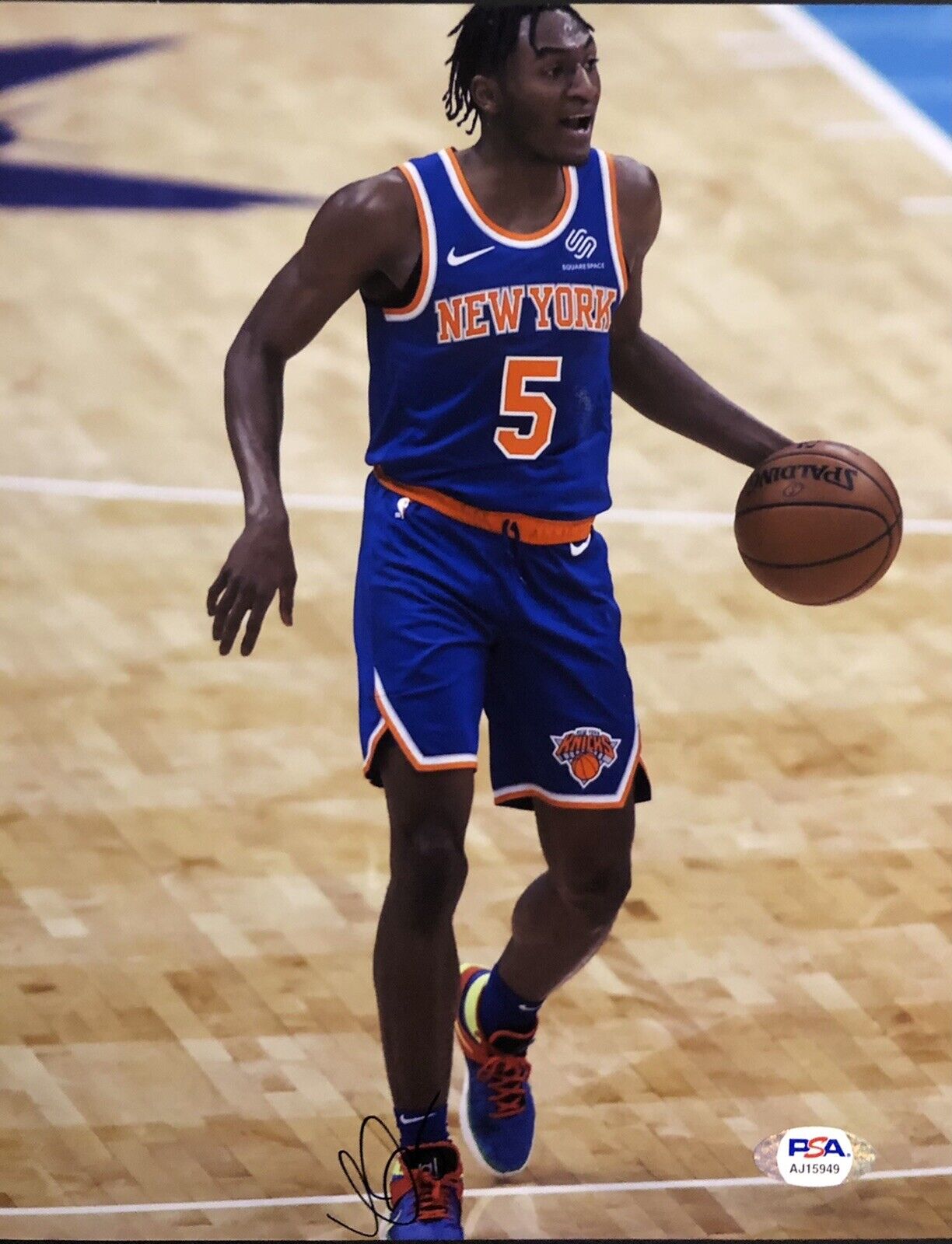 Immanuel Quickley Signed Autographed New York Knicks 8x10 Photo Poster painting PSA/DNA