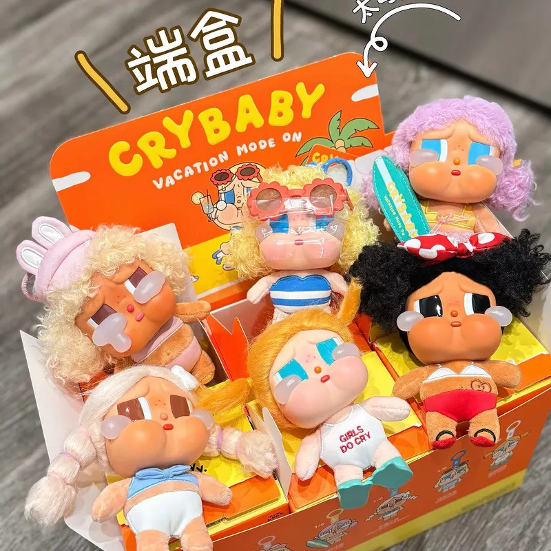 Spot CryBaby crying baby 2nd generation summer series genuine vinyl plush doll pendant ugly cute doll gift