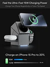 【BUY 2 FREE SHIPPING】MAXCO 3-in-1 Magnetic Charging Station seamlessly charges your iPhone, Apple Watch, and AirPods simultaneously