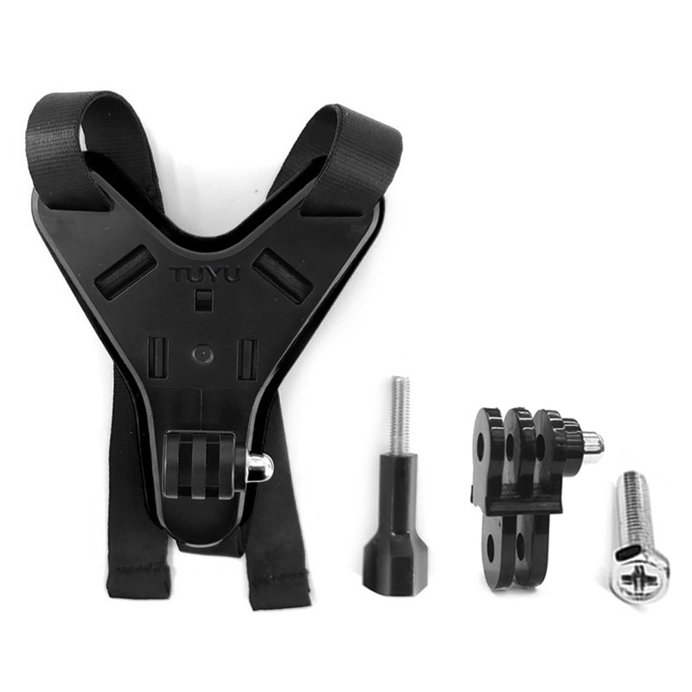 

Motorcycle Helmet Chin Strap Mount Kit for GoPro Hero Action Camera Black, 501 Original