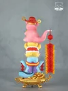 Slowpoke & Psyduck & Quagsire Celebrating New Year - Pokemon Resin Statue - MMLAND Studio