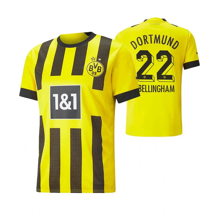 Borussia Dortmund Jude Bellingham 22 Heimtrikot Kinder 2022-2023