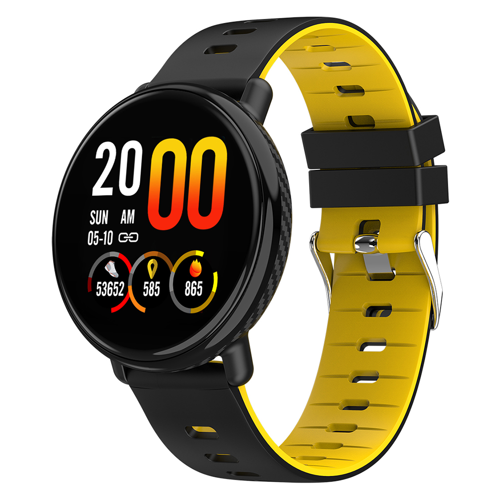 

K1 1.3 inch IPS Full Touch Screen IP68 Heart Rate Sport Smartwatch (Yellow), 501 Original