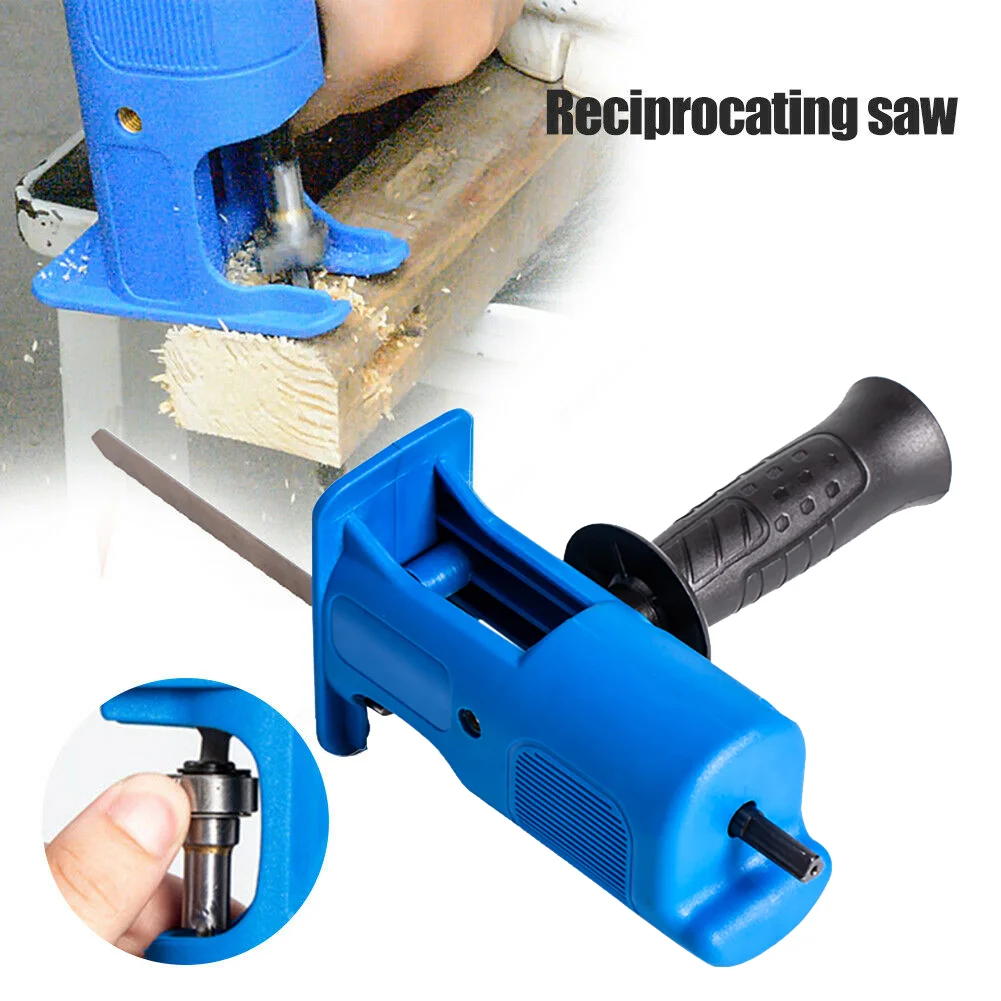 Reciprocating saw adapter electric drill modification tool