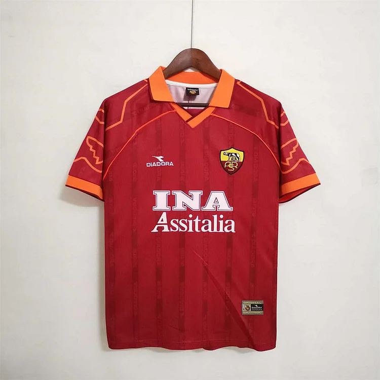 Roma 1999-2000 Retro Home Shirt