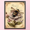 Flowers And Bees - 11CT Counted Cross Stitch 40*55cm/15.75*21.65in