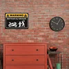 Warning - Metal Tin Signs(8*12Inch)