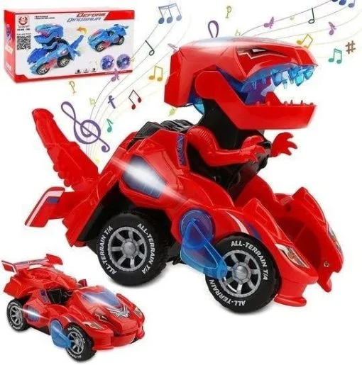 Early Christmas Sale – 49% OFF🎁LED DINOSAUR TRANSFORMATION CAR TOY