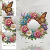 DIY Flowers Butterfly Diamond Painting Acrylic Mirror Desktop Ornaments
