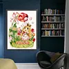 【Limited Stock Sale】Full Embroidery Cotton Thread 11CT Printed Girl and Tulips Cross Stitch 50x65cm tapestrymarket