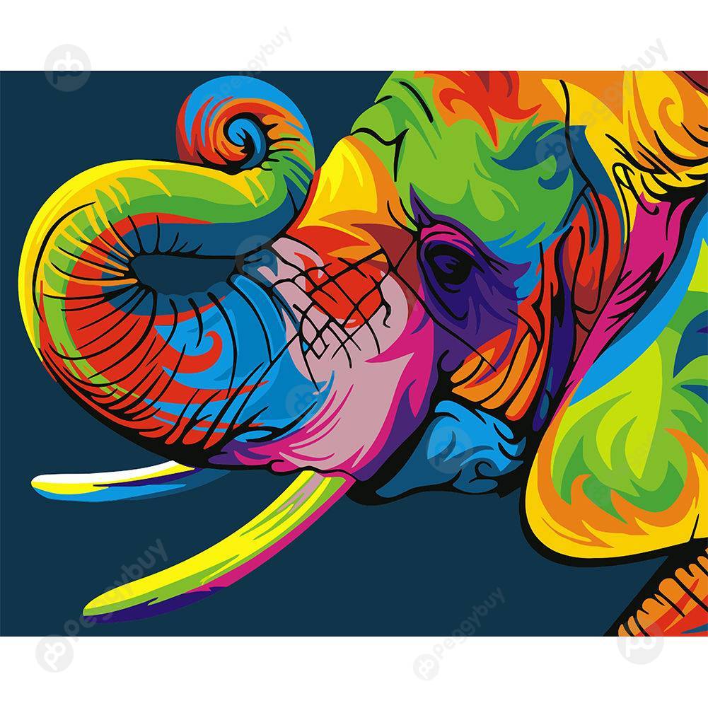 

40*50CM Paint By Numbers-Elephant Tusk, 501 Original