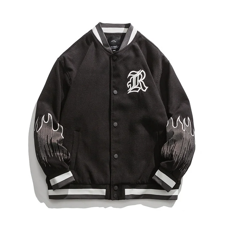 Letterman Jacket Outfit Senior Jackets Varsity Baseball Coat Spring and Autumn Jacket Jacket